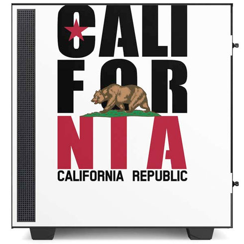 California White Block NZXT H510 Compact ATX Mid-Tower Case Skin