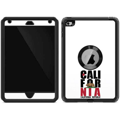 California White Block Otterbox Defender iPad Skin