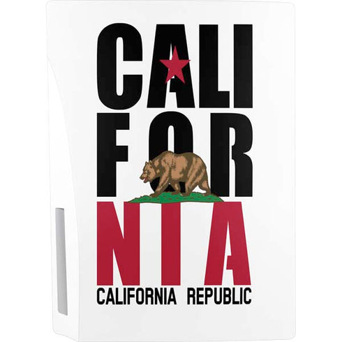 California White Block PS5 Console Skin