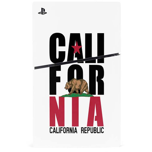 California White Block PS5 Slim Disk Bundle Skin