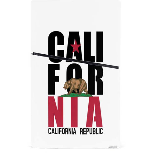 California White Block PS5 Slim Digital Edition Console Skin