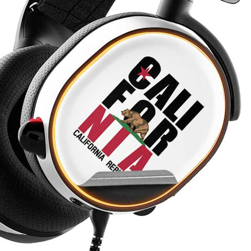 California White Block SteelSeries Arctis 3 Skin