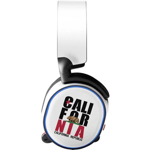 California White Block SteelSeries Arctis 5 Skin