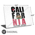 California White Block Universal Laptop 12in (9.8 x 6.8in) Skin