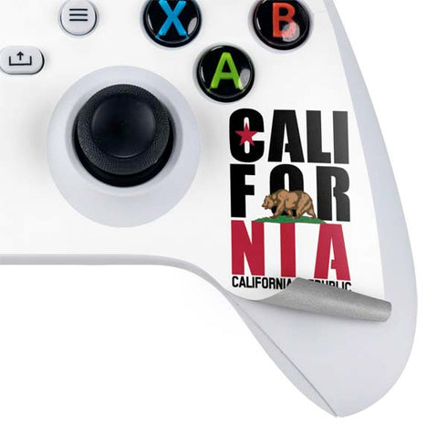California White Block Xbox Series S Controller Skin