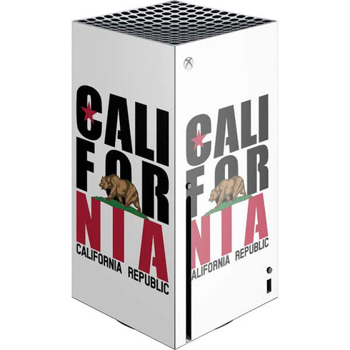 California White Block Xbox Series X Console Skin
