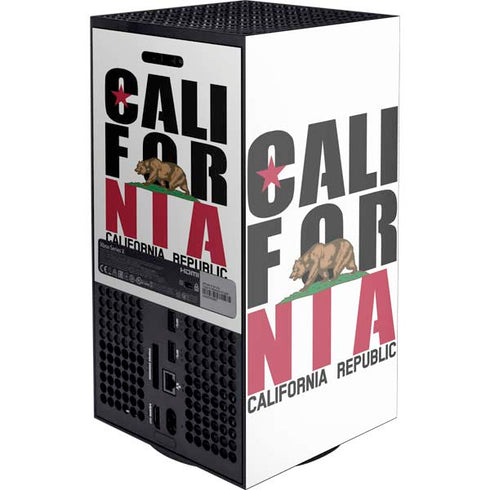 California White Block Xbox Series X Console Skin