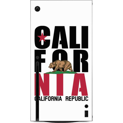 California White Block Xbox Series X Console Skin
