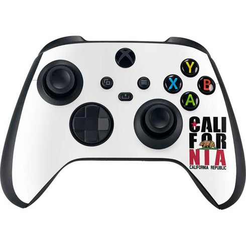 California White Block Xbox Series X Controller Skin