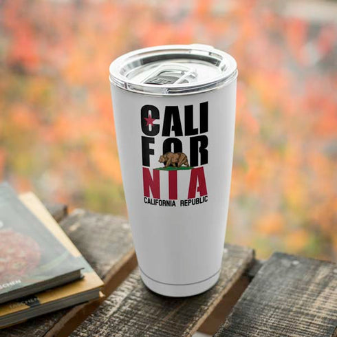 California White Block Yeti 20oz Tumbler Skin