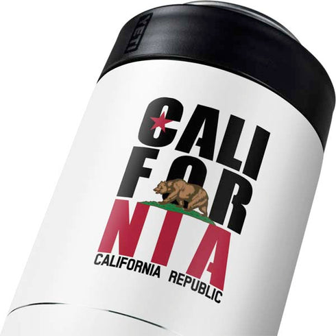 California White Block Yeti Colster Can Insulator Skin