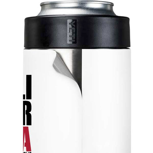 California White Block Yeti Colster Can Insulator Skin