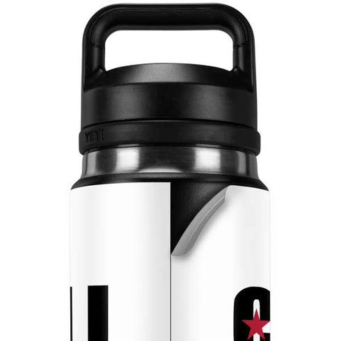 California White Block YETI Rambler 26oz Bottle Skin