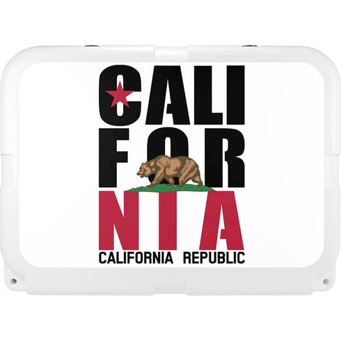 California White Block YETI Tundra 35 Hard Cooler Skin