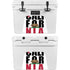 California White Block YETI Tundra 35 Hard Cooler Skin