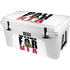 California White Block YETI Tundra 65 Hard Cooler Skin