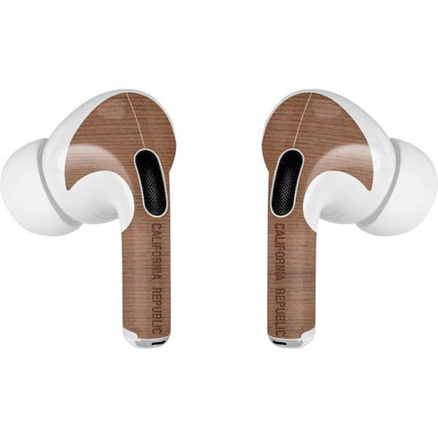 California Wood Flag AirPods Pro 2nd Gen Skin