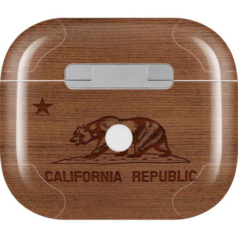 California Wood Flag Apple AirPods (3rd Gen 2021) Skin
