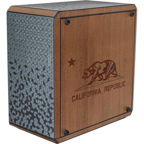 California Wood Flag Cooler Master MasterBox Q300L Mini Tower Skin