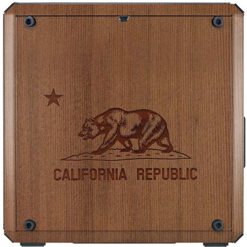 California Wood Flag Cooler Master MasterBox Q300L Mini Tower Skin