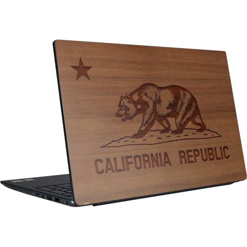 California Wood Flag Dell Vostro Skin