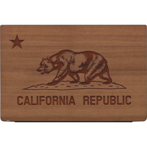 California Wood Flag Dell Vostro Skin