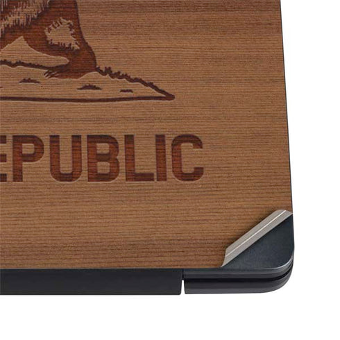 California Wood Flag Dell Vostro Skin