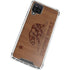 California Wood Flag Galaxy A12 Clear Case