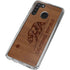 California Wood Flag Galaxy A21 Clear Case
