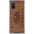 California Wood Flag Galaxy A71 5G Clear Case