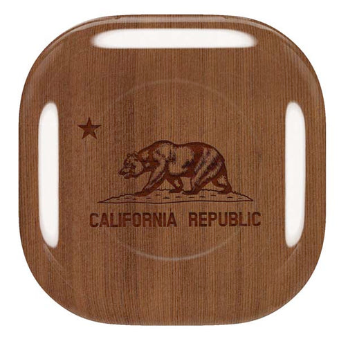 California Wood Flag Galaxy Buds Pro Skin