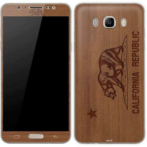 California Wood Flag Galaxy J7 Skin