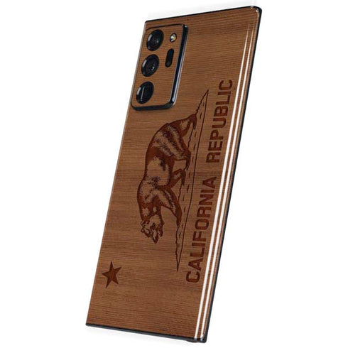 California Wood Flag Galaxy Note20 Ultra 5G Skin