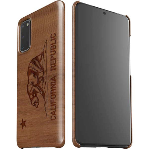 California Wood Flag Galaxy S20 Lite Case