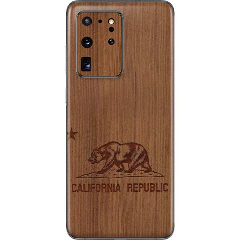 California Wood Flag Galaxy S20 Ultra 5G Skin