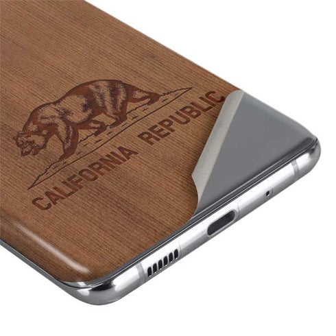 California Wood Flag Galaxy S20 Ultra 5G Skin