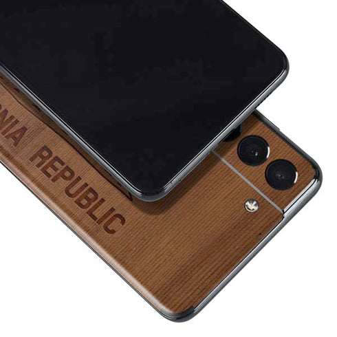 California Wood Flag Galaxy S21 Plus 5G Skin