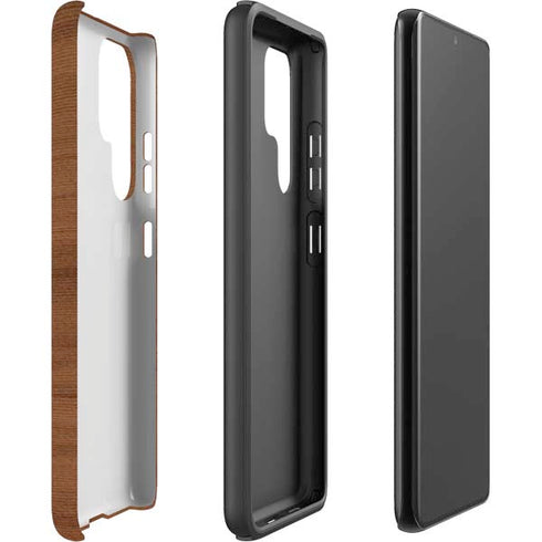 California Wood Flag Galaxy S22 Ultra Pro Case
