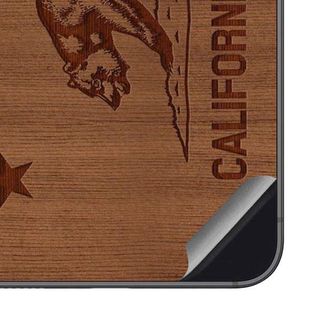 California Wood Flag Galaxy S23 FE Skin