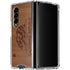California Wood Flag Galaxy Z Fold4 5G Clear Case