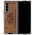California Wood Flag Galaxy Z Fold4 5G Clear Case
