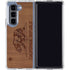 California Wood Flag Galaxy Z Fold5 5G Clear Case