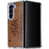California Wood Flag Galaxy Z Fold5 5G Clear Case
