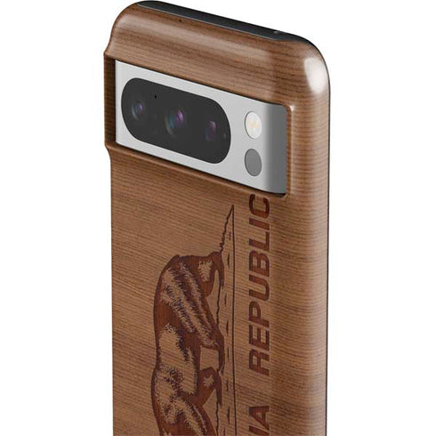 California Wood Flag Google Pixel 8 Pro Impact Case