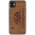 California Wood Flag iPhone 11 Clear Case
