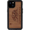 California Wood Flag iPhone 15 Plus Waterproof Case