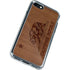 California Wood Flag iPhone SE (2nd & 3rd Gen) Clear Case
