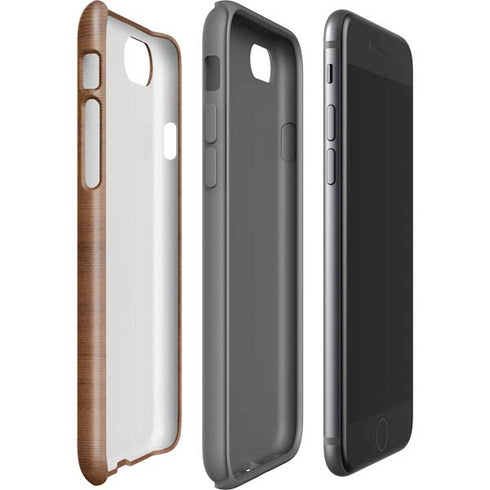 California Wood Flag iPhone SE (2nd & 3rd Gen) Pro Case
