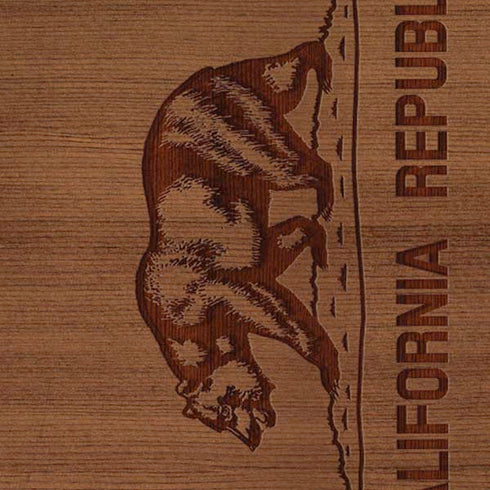 California Wood Flag iPhone XR Skin