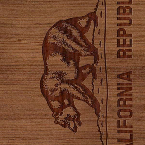 California Wood Flag iPhone XS Pro Case